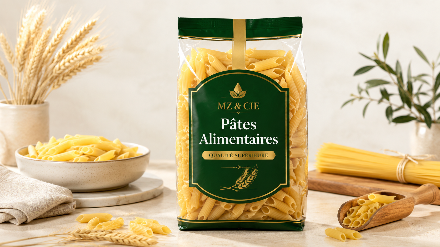 Visuel de pâtes alimentaires